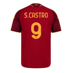 AS Roma Santiago Castro #9 Hemmakläder 2026-27 Kortärmad